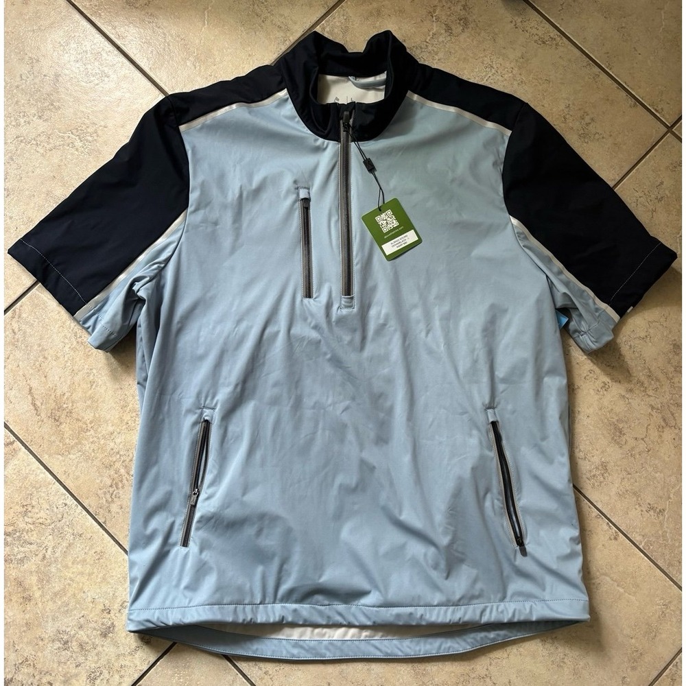 NWT Above the links Men's Short Sleeve golf Pullover size large